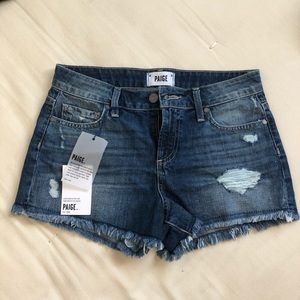 PAIGE Daryn Denim Shorts